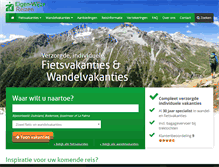 Tablet Screenshot of eigenwijzereizen.nl
